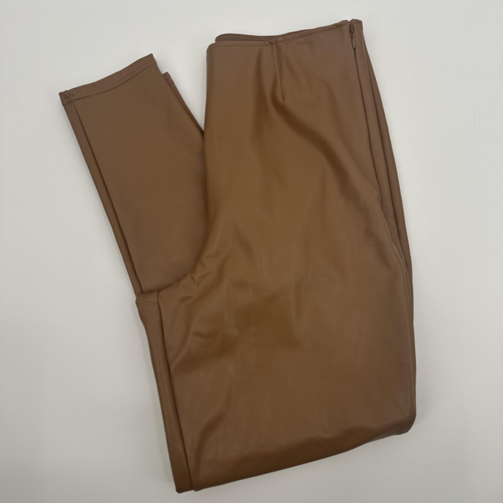Abercrombie & Fitch Pants Womens XL‎ Vegan Leather Pull On High Rise Leggings